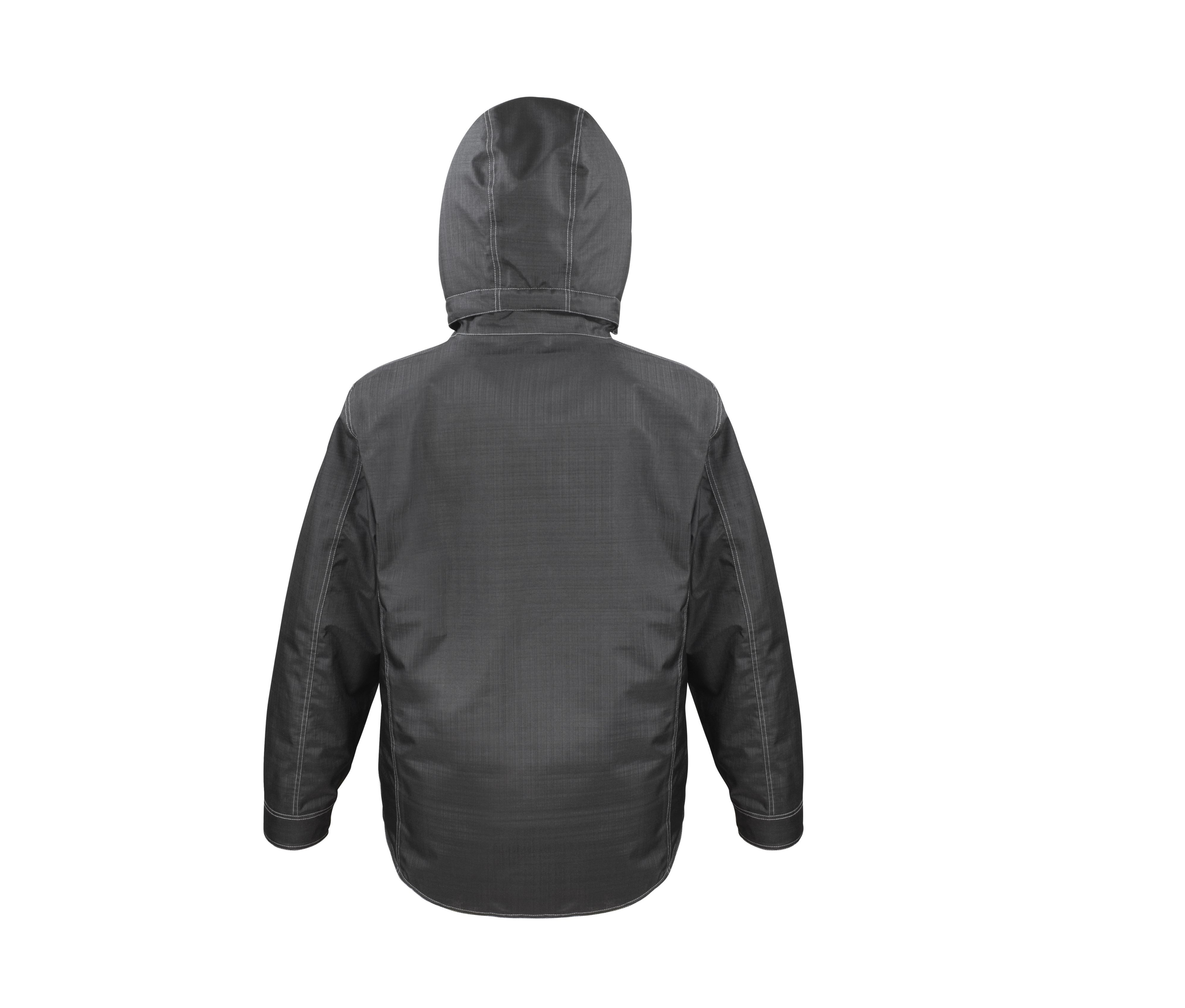 DENIM TEXTURE RUGGED JACKET