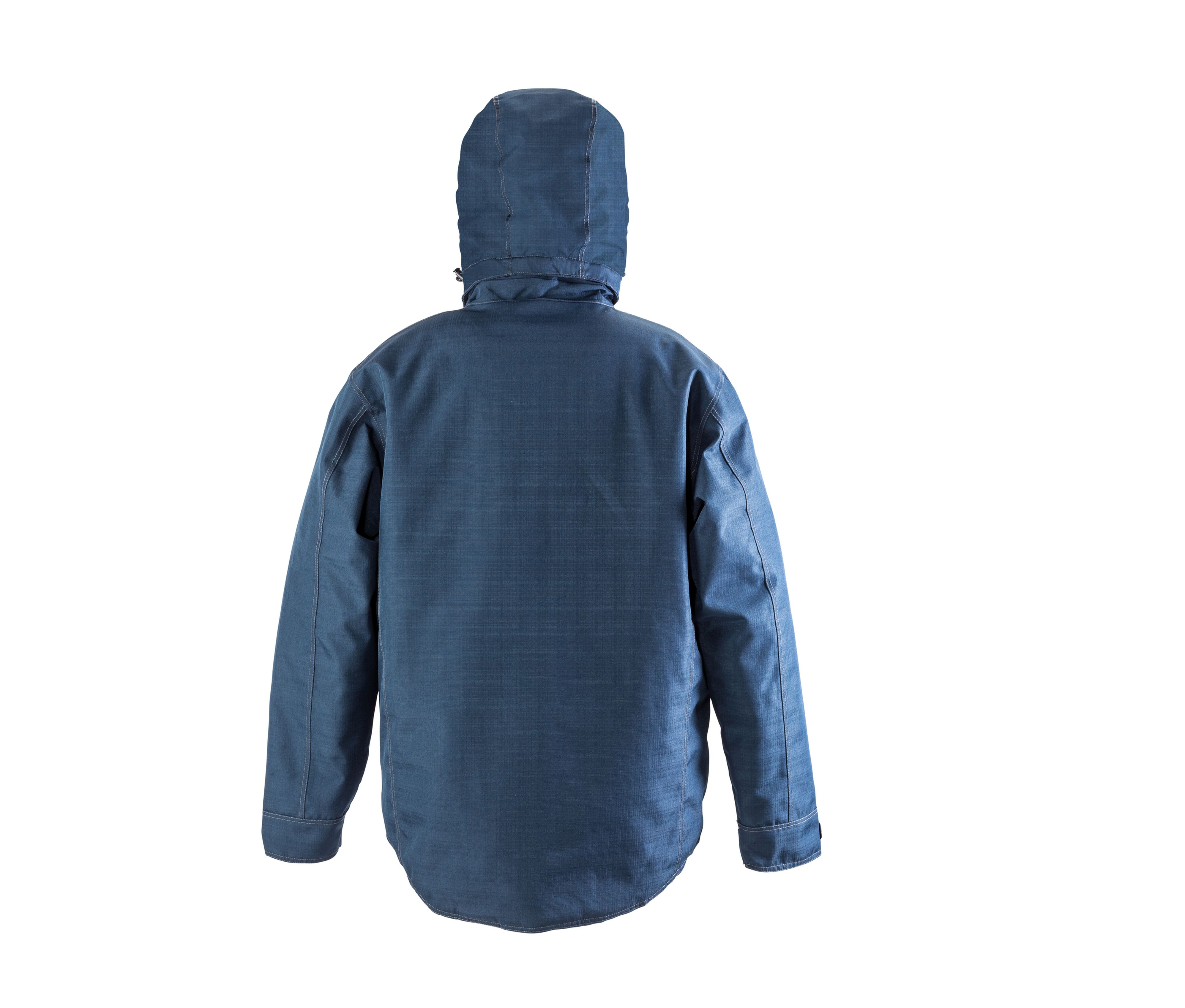 DENIM TEXTURE RUGGED JACKET